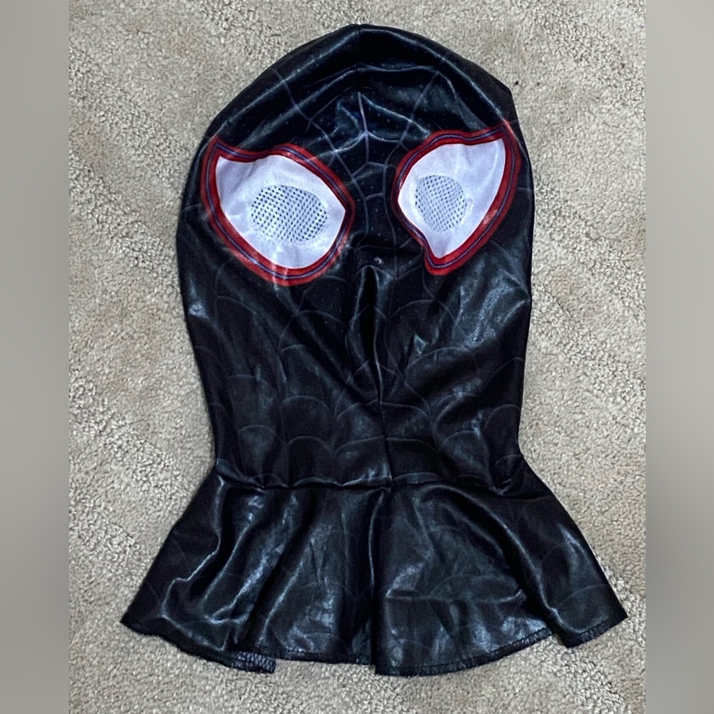 NEW Spider-Man Into The Spiderverse Cloth Mask, Sz Youth, Rubies Costume Company